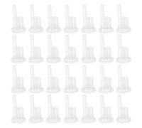 HOOWIFFY 200 Pezzi Tappi di Chiusura per Bottiglie di Olio Essenziale Guarnizione Interna, Contagocce in Plastica Pp Resistenti Anti-perdita, per Uso Personale e Fai da Te Bottiglie 5-100