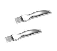 HOOWIFFY Affettatore Antiscivolo Inossidabile e Cipolle 2 in per Coltello da Cucina Confortevole per Tagliare Cipollotti e Peperoncini