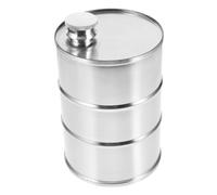 HOOWIFFY Barile per Olio in Acciaio Inossidabile 304 da 750ml 25oz, Contenitore per Bevande Tappo Ermetico, Facile da Trasportare, per Campeggio e Viaggio