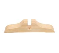 HOOWIFFY Base Supporto Stabile in Legno per Paravento da Interno Beige | Divisorio per Stanza, Divisori Ufficio Vetrato, Piedini per Pannello Divisorio