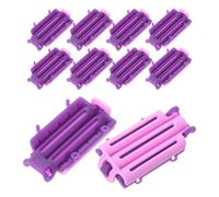 HOOWIFFY Bigodini per Sollevamento Radice in Plastica Porpora per 30 Pezzi Chioma per Arricciare e Volumizzare le Radici Doppio Ordine per Styling Fai da Te e Uso Professionale
