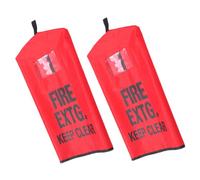 HOOWIFFY Copertura per Estintore 2 Pezzi Rosso Resistente a Graffi e Antigelo per Uso Industriale e Patio Esterno