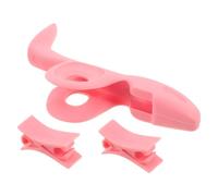 HOOWIFFY Correttore per Impugnatura Archetto Violino in Silicone Rosa con Design Ergonomico per Studenti e Principianti, per Studi Musicali e Aule