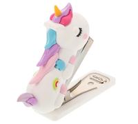 HOOWIFFY Cucitrice Manuale Portatile Unicorno, Spillatrice Compatta per Ufficio Domestico e Scuola, Pinzatrice Leggera e Pratica per Studenti e Cancelleria da Tavolo