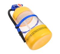 HOOWIFFY Distributore di Bevande Portatile da 2l a Forma di Estintore in Plastica con Funzionamento a Pressione Manuale, per Feste di Compleanno e Ritrovi Informali