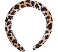 HOOWIFFY Fascia per Chioma Larga Stampa Leopardata da Donna, Accessorio per Ragazze e Adolescenti, Fascia per Chioma Spessi e Sottili per Feste, Concerti e Uso Quotidiano