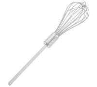 HOOWIFFY Frusta a Immersione in Acciaio Inox 2mm per Mixer Elettrico, Accessorio di Ricambio per Trapano Miscelatore Multifunzionale, Frusta Allungata per Cucina Domestica e Riutilizzabile