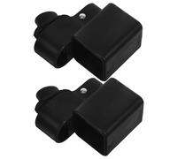 HOOWIFFY Interruttore Automatico per Bastone da Sole 2 Pezzi, Accessorio Nero in Plastica Installazione Semplice, Compatibile Pali per Tendalini e Tettoie