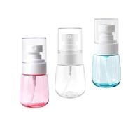 HOOWIFFY Kit 3 Pezzi Bottigliette da Viaggio Ricaricabili 30ml Spray a Nebbia Fine in Plastica Pp + Petg per Pulizia in Cucina e Viaggi Colore Casuale
