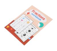 HOOWIFFY Kit di Apprendimento delle Frazioni con Esercizi Vari e Libro Portatile di Matematica su Carta, per Aula e Viaggio