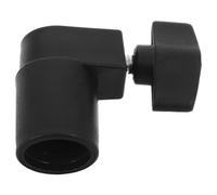 HOOWIFFY Morsetto di Fissaggio Regolabile in Plastica Nera da 1,9cm Compatibile Supporti per Spartiti per Leggio Musicale in Ambienti Musicali e Aule