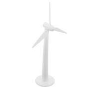 HOOWIFFY Mulino a Vento in Plastica Bianco 1:150 con Dettagli Altamente Realistici e Design Componibile per Diorami Rurali e Pianificazione Architettonica