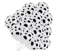 HOOWIFFY Palloncini in Lattice Stampa Mucca 25 Pezzi per Feste Resistenti e Non Si Sbiadiscono Decorazioni Compleanno per Anniversari e Fidanzamenti