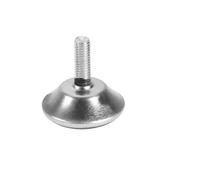 HOOWIFFY Piedini Regolabili e Protegge Pavimenti M8 X 25mm per Mobili 20 Base in Ferro e Plastica Facile da Installare per Tavoli e Sedie per