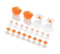 HOOWIFFY Separatore Dita Piedi in Silicone 16 Pezzi, Divaricatore Morbido per Pedicure Art, per Distribuire le Dita e Facilitare L'applicazione dello Smalto