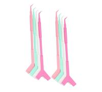 HOOWIFFY Strumenti per Laminazione e Innesto Ciglia in Plastica 60 Pezzi Bastoncini Pennelli e Aste per Sollevare Ciglia Accessori Professionali per Trucco Colore Casuale