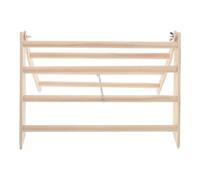 HOOWIFFY Supporto per Trespolo in Legno per Galline e Pulcini, Posatoio Struttura Rimovibile e Design Confortevole, Accessori per Pollaio e Rampa di Arrampicata per Pollame