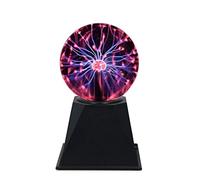 Hooyi 4 Pollici Sfera al Plasma Magico Tocco sensibile al Suono Lampada da scrivania al Plasma Luce Nebulosa Sfera Fulmine Globo Home Decor Scienza nightlight Decorazione della Stanza