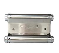 Hooz 2 cerniere per porte a battente, in acciaio inox, robuste cerniere per porte basculanti e porte a battente, in due diverse dimensioni (10 cm)