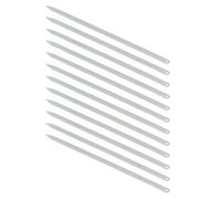 HOOZ Spiedini per barbecue da 50 cm, set da 12 pezzi, robusti spiedini piatti extra lunghi, 12 pezzi, perfetti per carne, pesce, frutta, verdura, spiedini e spiedini Adana, per tutti i barbecue
