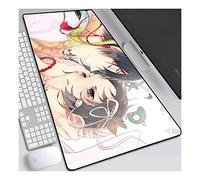 Hoozuki no Reitetsu Tappetino Mouse Gaming, Grande Anime Mouse Pad XL 700x300mm Confortevole, Lavabile, 3mm Antiscivolo Tappetino Scrivania Supporto per Ufficio Computer, Adatto per computer e PC,A