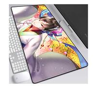 Hoozuki no Reitetsu Tappetino Mouse Gaming, Grande Anime Mouse Pad XXL 900x400mm Confortevole, Lavabile, 3mm Antiscivolo Tappetino Scrivania Supporto per Ufficio Computer, Adatto per computer e PC, E