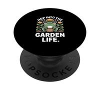 Hop In Giardino Vita Rana Natura Amante PopSockets PopGrip Adesivo