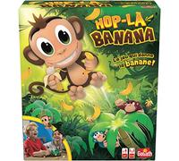 Hop La Banana - (Versione Francese) Giochi da tavolo, azione, abilità e velocità per bambini dai 4 anni - Gioco della scimmia che salta - Da giocare in famiglia da 2 a 5 giocatori