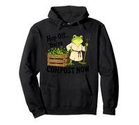 Hop off You Are Compost Now Felpa con Cappuccio