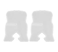 Hopbucan 2PZ Supporto per Libri Stampo nel Silicone Intagliato Eid Resina Corano Supporto per Pieghevole Supporto per Libri di Preghiera Musulmana Scaffale per Libri
