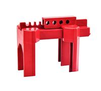 Hopbucan Blocco valvola a sfera, blocco valvola a sfera regolabile, piccolo, per diametro esterno 1/2-2-1/2, colore: rosso