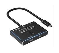 Hopbucan KVM - Interruttore bidirezionale USB C 1X2/2X1 USB 3.1, splitter dati e video, 8K a 30 Hz, PD 100 W, per monitor PC, telefono cellulare
