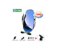 (Hope 65W con Stick) Supporto per telefono con caricabatterie wireless per auto da 30W per iPhone 14,