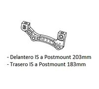 Hope Adattatore Pinza Freno A Disco B Is Postmount Black