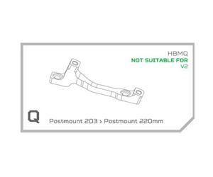 Hope Adattatore Pinza Freno A Disco Q Postmount Black