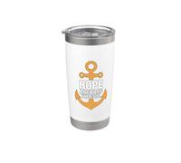 Hope Anchors The Soul Bicchiere termico in acciaio inox doppia parete