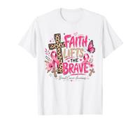 Hope Faith Solleva la coraggiosa consapevolezza del Cancro al Seno Cristiano Maglietta