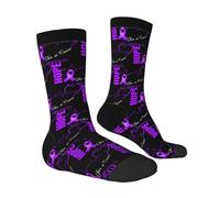 Hope For A Heal Alz Awareness Calzini Morbidi Calzini Da Equipaggio Divertenti Calze Per Running Hike Compleanno 40Cm
