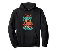Hope in The Lord Anchor Isaia 40:31 Versetto della Bibbia Cristiana Felpa con Cappuccio