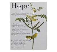 Hope Is The Thing Poster Feathers