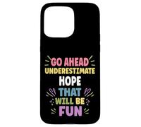 HOPE Personalized Women's Gift Custom HOPE Custodia per iPhone 15 Pro Max