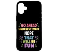 HOPE Personalized Women's Gift Custom HOPE Custodia per iPhone 16 Plus