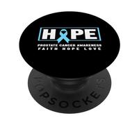 Hope Prostate Cancer - Azzurro, Consapevolezza del cancro alla prostata PopSockets PopGrip Adesivo