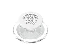 Hope Something Wonderful Happens Today Citazione PopSockets PopGrip per MagSafe