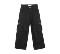 Hope Star Pantaloni cargo da bambina in cotone con coulisse sul fondo