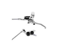 Hope tech 4 v4 disc break tubo flessibile intrecciato argento nero sul retro