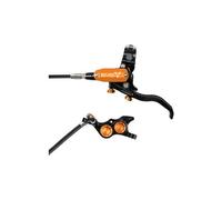 Hope tech4 evo tr4 freno anteriore nero arancione tubo standard