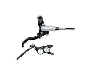 Hope tech4 tr4 freno posteriore nero argento tubo standard