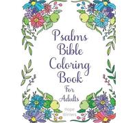 Hope Winters Psalms Bible Coloring Book For Adults (Tascabile)