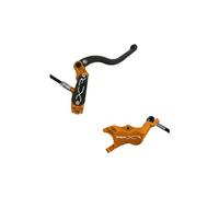 Hope xcr pro e4 disc break front orange black hose